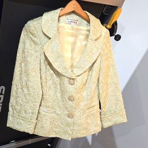 Vintage Chetta B Sherrie Bloom Peter Noviello gorgeous jacket blazer